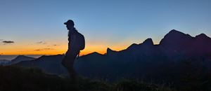 auf dem Weg – zum Sonnenaufgang am Zafernhorn