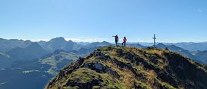 Bergpanorama auf dem Türtschhorn