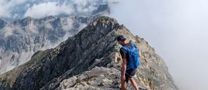 Bergtour Rote Wand - mystischer Nebel zieht auf
